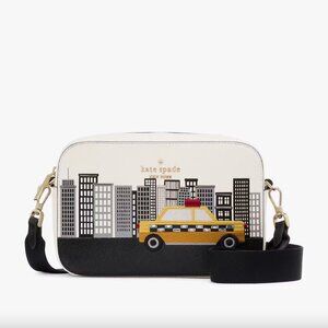 🚕🍎 NWT Kate Spade New York NYC Big Apple Mini Camera Bag